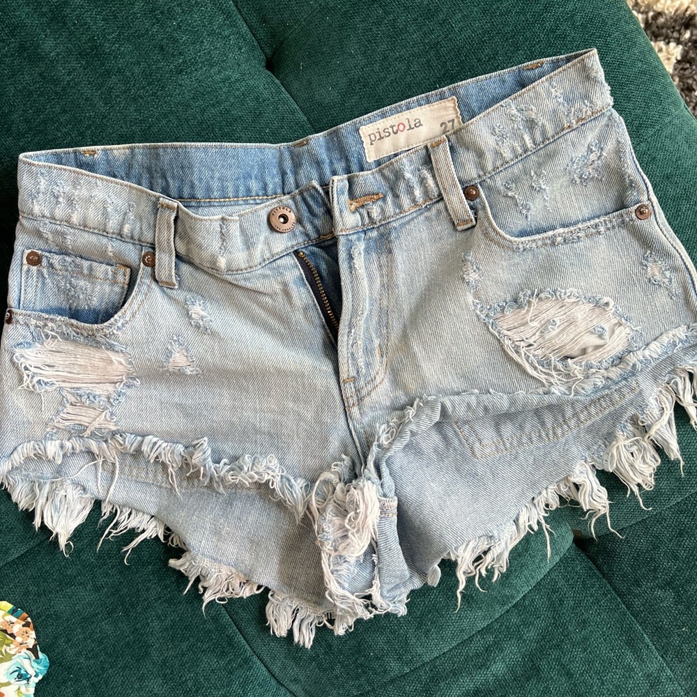 PISTOLA DENIM SHORTS SIZE 27